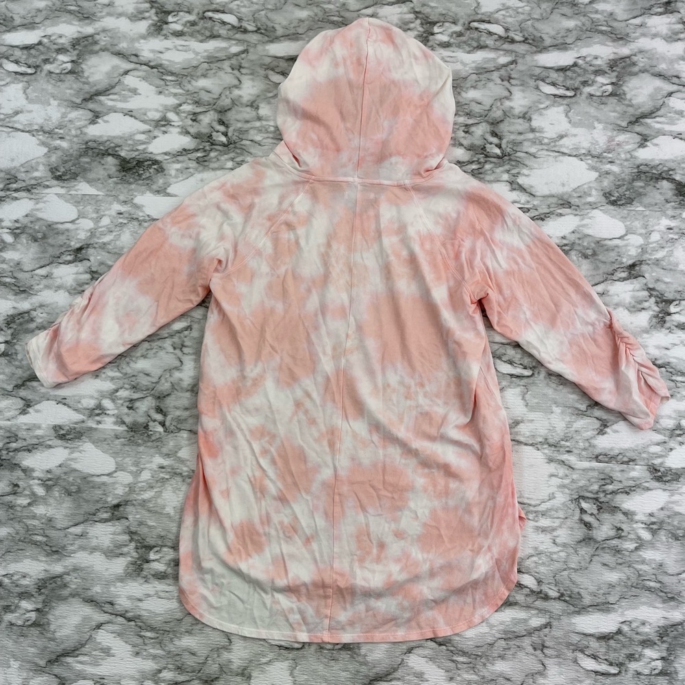 NWT Maurice’s Pink Tie-Dye Hooded Top - Picture 4 of 9
